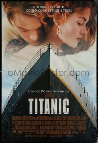 5z0625 TITANIC DS 1sh 1997 Leonardo DiCaprio, Kate Winslet, directed by James Cameron!