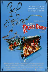 5z0651 WHO FRAMED ROGER RABBIT int'l 1sh 1988 Zemeckis, Bob Hoskins, sexy Jessica Rabbit, Lloyd!