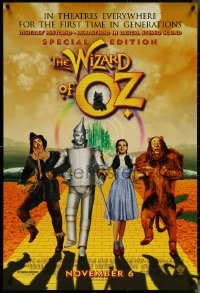 5z0658 WIZARD OF OZ advance 1sh R2013 Victor Fleming, Judy Garland all-time classic!