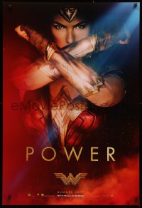 5z0661 WONDER WOMAN teaser DS 1sh 2017 sexiest Gal Gadot in title role/Diana Prince, Power!