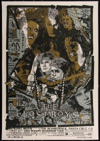 6a0003 LOST BOYS 25x37 art print 2007 art by Tyler Stout, Alamo Drafthouse, 1st ed.!