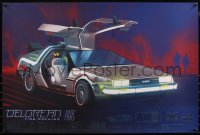 6a0105 BACK TO THE FUTURE signed #115/325 24x36 art print 2016 by Kevin Tong, The Delorean, regular!