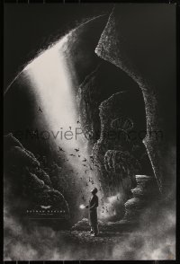 6a0114 BATMAN BEGINS #5/50 24x36 art print 2021 creepy bat cave art by Bruce Yan, GID variant!