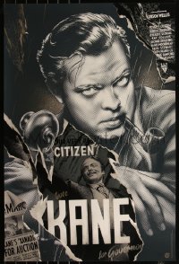 6a0173 CITIZEN KANE #101/200 24x36 art print 2017 Martin Ansin art of Orson Welles, variant ed.!