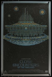 6a0181 CLOSE ENCOUNTERS OF THE THIRD KIND signed #167/300 24x36 art print 2011 by Slater, blue ed.!