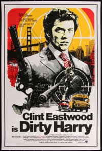 6a0207 DIRTY HARRY #53/71 24x36 art print 2022 Davis art of Clint Eastwood w/.44 magnum, regular!