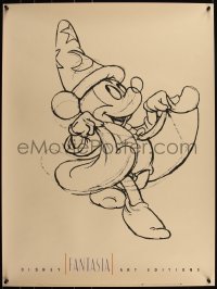 6a0049 FANTASIA 24x32 art print 1993 Mickey Mouse as Sorcerer's Apprentice by Kevin McIntire!