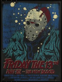 6a0896 FRIDAY THE 13th PART VII signed #294/300 18x24 art print 2010 by Christopher Ott!