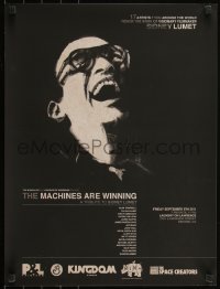 6a1039 MACHINES ARE WINNING 18x23 art print 2011 very cool Jay Shaw art of laughing Sidney Lumet!