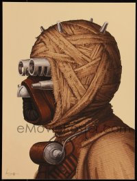 6a1151 MIKE MITCHELL signed #347/520 12x16 art print 2016 by the artist, Tusken Raider, Mondo!