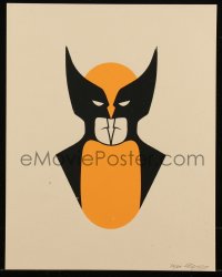 6a0026 OLLY MOSS signed #76/80 11x15 art print 2011 by the artist, Wolverine Batman, Paper Cuts!