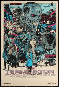 6a0609 TERMINATOR signed #3367/3600 24x36 art print 2020 by Tyler Stout, Timed edition!