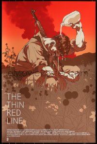 6a0613 THIN RED LINE #29/150 24x36 art print 2016 Mondo, Tomer Hanuka, variant edition!