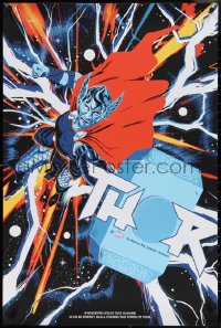 6a0619 THOR #46/100 24x36 art print 2020 great comic superhero Doaly art of the Mighty Thor!