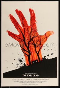 6a0002 EVIL DEAD signed #73/250 16x24 art print 2010 by artist Olly Moss, Mondo, Alamo!