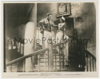 6b1257 GHOST GOES WEST 8x10 still 1936 Robert Donat & pretty Jean Parker on stairs, Rene Clair!