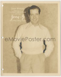 6b1266 GRANT WITHERS deluxe 8x10 key book still 1930 modeling a Jerry J perfect fitting sweater!