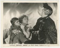 6b1321 LITTLE ORPHAN ANNIE 8x10 still 1932 Mitzi Green & Buster Phelps glaring at May Robson!