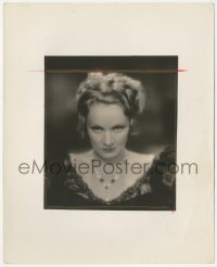 6b1336 MARLENE DIETRICH 8.25x10 still 1940s head & shoulders portrait in movie costume!