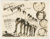 6b1355 MURDER AT THE VANITIES 8x10.25 still 1934 top stars & sexy showgirls on the title card image!