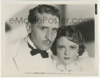 6b1356 MURDER IN TRINIDAD 8x10.25 still 1934 great close up of Victor Jory & pretty Heather Angel!