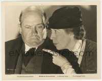 6b1357 MURDER ON THE BLACKBOARD 8.25x10.25 still 1934 c/u of Edna May Oliver scolding Edgar Kennedy!