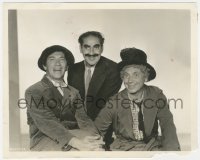 6b1365 NIGHT AT THE OPERA 8x10 still 1935 great posed portrait of Groucho, Chico & Harpo Marx!