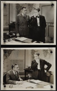 6b1710 NIGHT FLIGHT 2 8x10 stills 1933 great images of John Barrymore with brother Lionel!