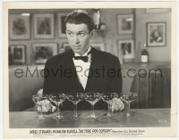 6b1369 NO TIME FOR COMEDY 8x10.25 still 1940 James Stewart in tuxedo with six champagne glasses!