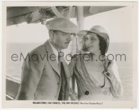 6b1380 ONE WAY PASSAGE 8x10.25 still 1932 doomed lovers William Powell & Kay Francis on boat at sea!
