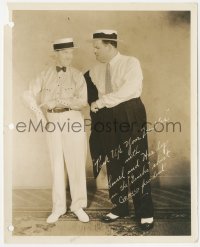 6b1385 PACK UP YOUR TROUBLES 8x10 still 1932 Stan Laurel & Oliver Hardy with Grayco tie-in by Stax!