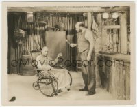 6b1445 WEST OF ZANZIBAR 8x10.25 still 1928 Tod Browning, Lon Chaney in wheelchair, ultra rare!