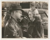 6b1448 WHITE HEAT 8.25x10 still 1949 close up of James Cagney & Virginia Mayo by Frank Bjerring!