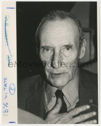 6b1451 WILLIAM S. BURROUGHS 8x10 still 1983 great portrait of the Naked Lunch author by Cirone!