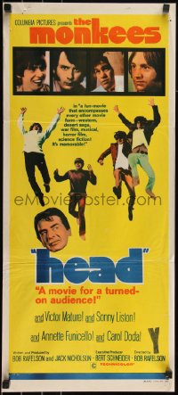 6b0321 HEAD Aust daybill 1968 The Monkees, Peter Tork, Davy Jones, Micky Dolenz, Michael Nesmith