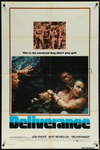 6b0743 DELIVERANCE 1sh 1972 Jon Voight, Burt Reynolds, Ned Beatty, John Boorman classic!