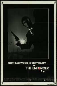 6b0769 ENFORCER 1sh 1976 classic image of Clint Eastwood as Dirty Harry holding .44 magnum!