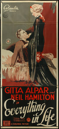 6b0240 EVERYTHING IN LIFE English 3sh 1936 real opera singer Gitta Alpar & Neil Hamilton, very rare!