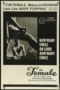 6b0779 FEMALE 1sh 1968 Isabel Sarli & Rabal, Oh Lord how many times, a starkly realistic film!