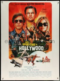 6b0101 ONCE UPON A TIME IN HOLLYWOOD French 1p 2019 Pitt, DiCaprio and Robbie by Chorney, Tarantino!