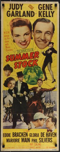 6b0016 SUMMER STOCK insert 1950 Judy Garland, Gene Kelly, Eddie Bracken, Gloria De Haven!
