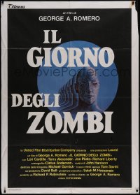 6b0119 DAY OF THE DEAD Italian 1p 1986 George Romero's Night of the Living Dead zombie horror sequel!