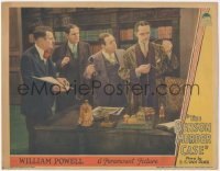 6b0432 BENSON MURDER CASE LC 1930 detective William Powell finds a clue by Pallette & two men, rare!