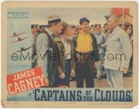 6b0442 CAPTAINS OF THE CLOUDS LC 1942 pilot James Cagney & Alan Hale yell at officer!