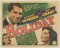 6b0376 HOLIDAY TC 1938 will Cary Grant choose Katharine Hepburn or Doris Nolan!