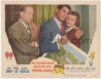 6b0529 MR. BLANDINGS BUILDS HIS DREAM HOUSE LC #3 1948 Douglas watches Cary Grant hug Myrna Loy!