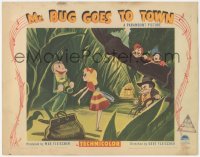 6b0530 MR. BUG GOES TO TOWN LC 1941 David Fleischer cartoon, he's flirting with a pretty girl!