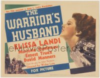 6b0381 WARRIOR'S HUSBAND TC 1933 great profile of pretty Elissa Landi, from Greek myth, ultra rare!