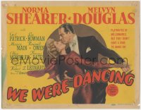6b0414 WE WERE DANCING TC 1942 great artwork of Melvin Douglas & Norma Shearer dancing close!