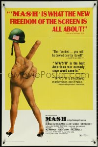 6b0917 MASH 1sh 1970 Elliott Gould, Korean War classic directed by Robert Altman!